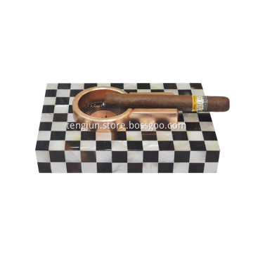 Eco Friendly Mother of Pearl Cigar Ashtray